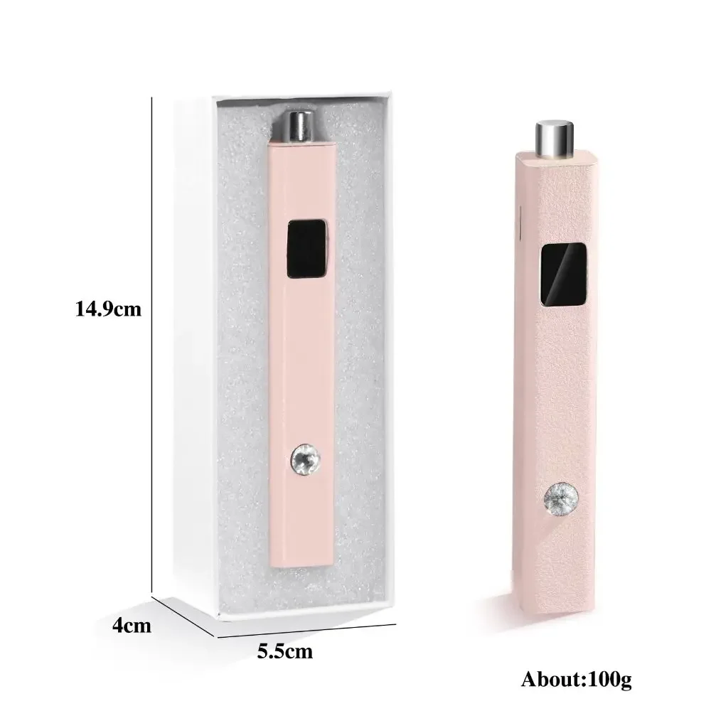 PU Leather Handheld Single-line Lamp Dual-purpose Convenient Charging Nail Polish Tool Magnetic Suction Nail Plate Baking Light