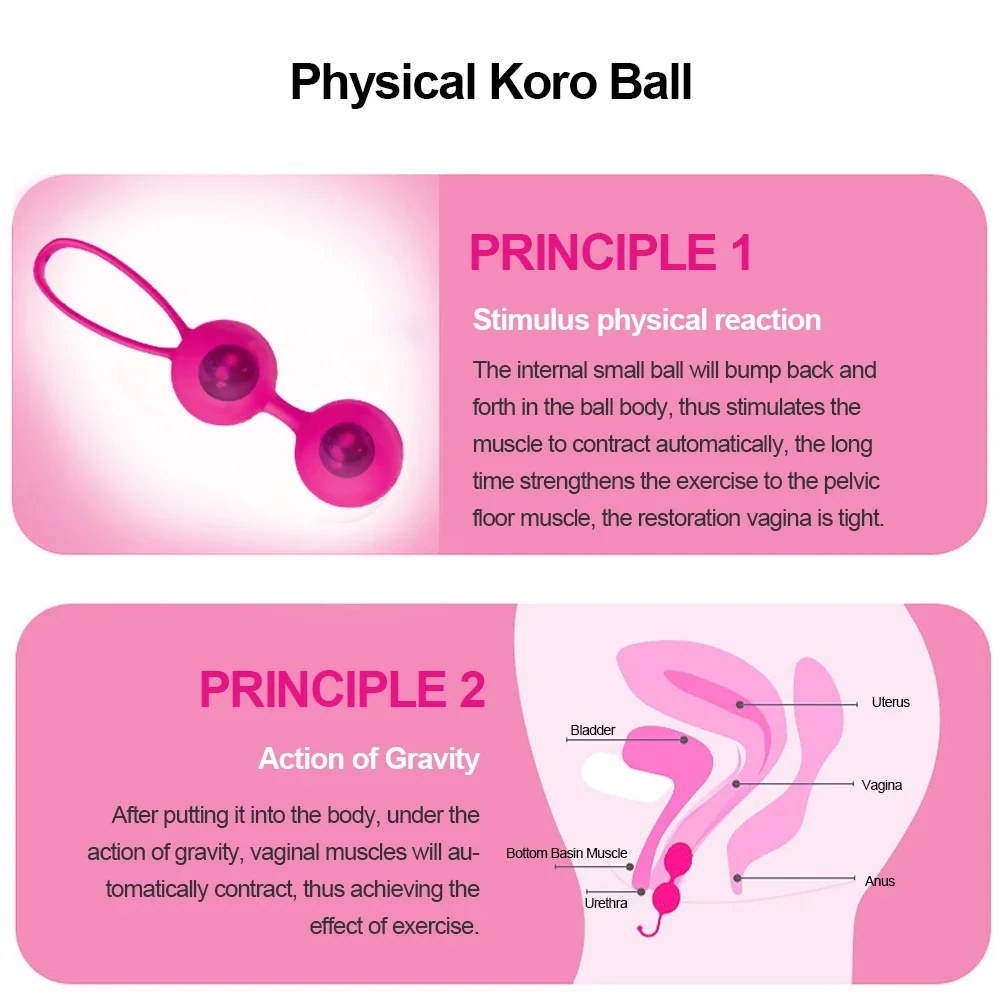 1 Set Silicone Vaginal Balls Sex Toys For Women Vagina Tighten Exercise Chinese Kegel Balls Pelvic Ben wa Anal balls kegel balls