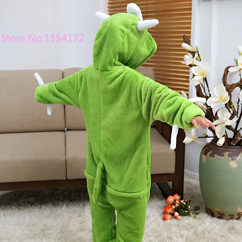 Children Onesies Alien Kigurumi For Kids Pajamas Girls Boys Animal Pijamas Cartoon Bodysuit Birthday Cosplay Costume