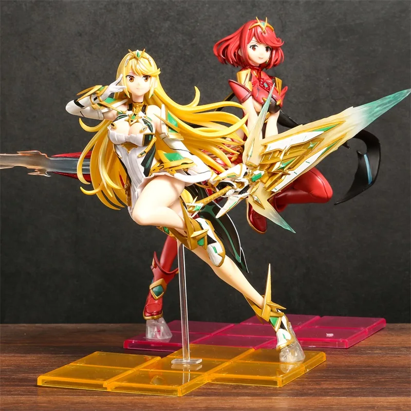 

Xenoblade 1/7 Scale Chronicles 2 Hikari Mythra / Pyra Homura Desktop Doll Figure Collectible Model Toy