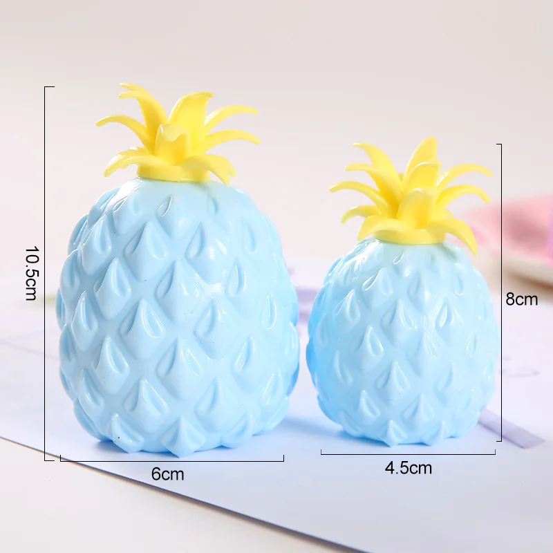 Macaron Fruit Stress Relief Toys Funny Soft Pineapple Squeeze Vent Ball  Antistress Toy Kids Toys