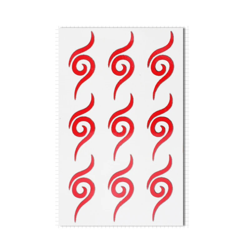 Naruto Uchiha Sasuke, Gaara & Anbu Temporary Tattoo Stickers for Cosplay (Unofficial)