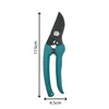 Garden Scissors with Black Oxide Coated Pruning Shears Horticultural Pruner for Flowers Shrubs Trees Branches Orchard Trimming 6
