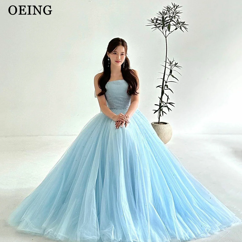 Top korean blue dress - Official Online Store