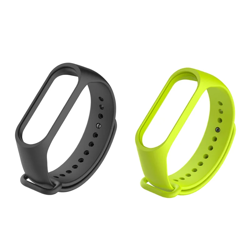 ตัวเลือกสินค้า สายนาฬิกา Mi Band 7/6/5/4/3 ซิลิโคน ยืดหยุ่น ใส่สบาย
