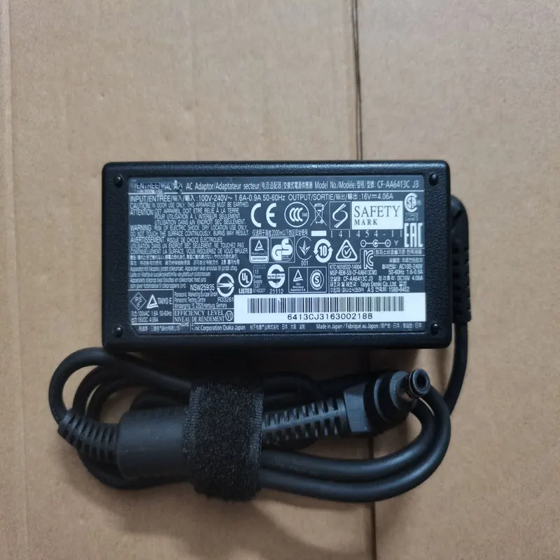 

Оригинальное зарядное устройство Puryuan OEM, 16 В, 4,06а, 65 Вт, фотосессия J3, 1,6 А-0,9 А, адаптер переменного тока для ноутбука Panasonic Toughbook