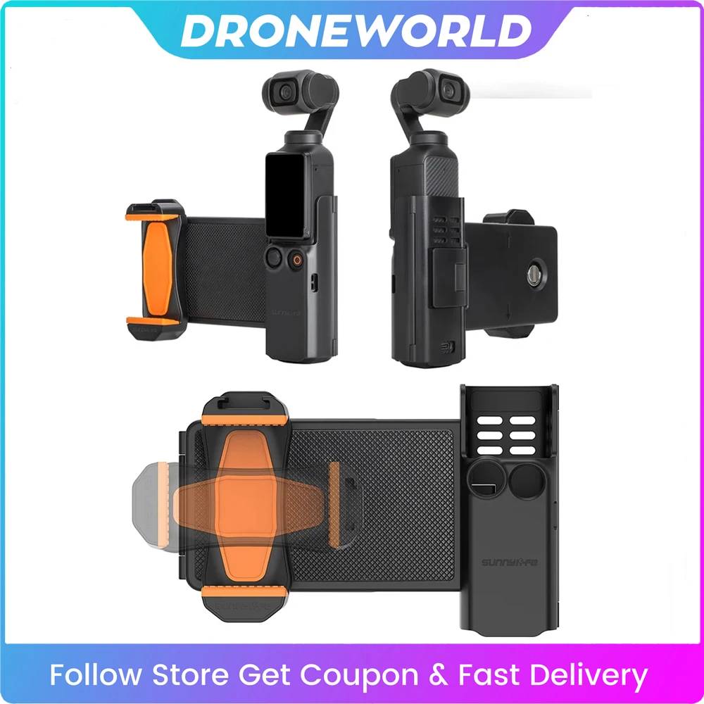 

Кронштейн для телефона DJI Pocket 3 с отделением для хранения