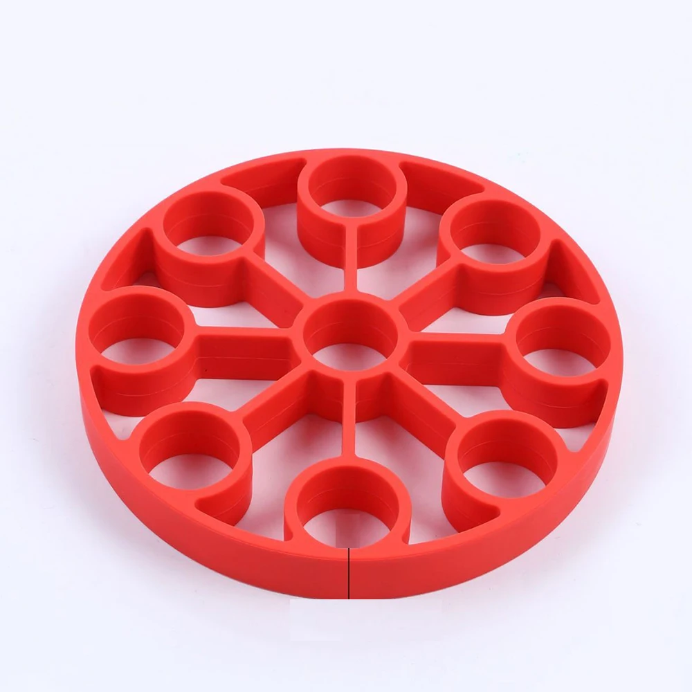 Silicone Egg Poacher and Steam Egg Rack for Kitchen