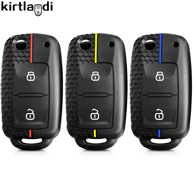Funda De Silicona Para Llave VW Seat Skoda - Protege Tu Llave De Golpes Y Arañazos