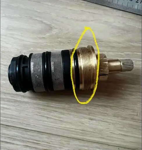 Faucet Cartridge Thermostatic Mixing Valve The Cartridge For Thermostatic Shower Faucet Mixing Valve Concealed Easy-mount Box Brass Concealed Valve Spare Part