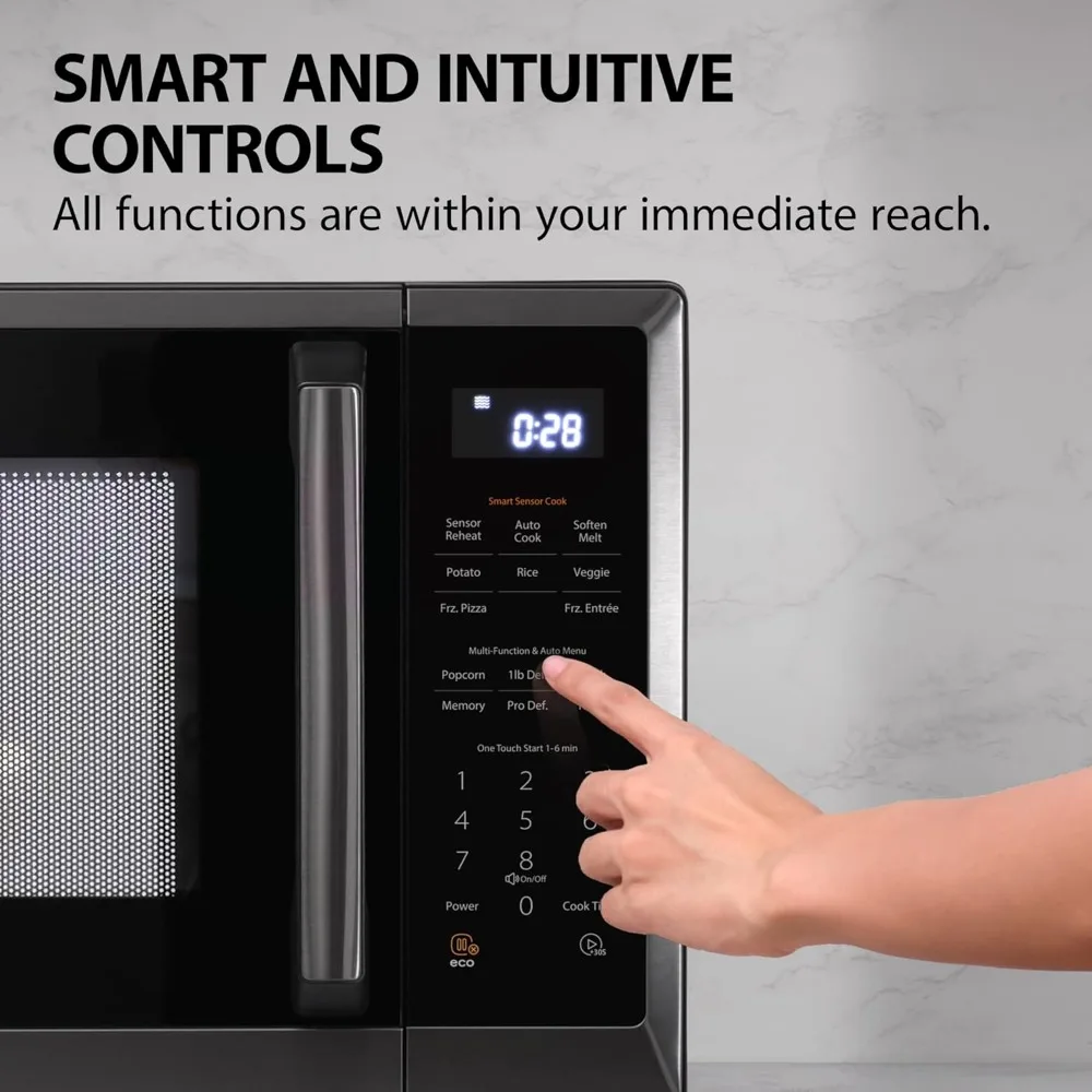 ML2-EM12EA(BS) Countertop Microwave Oven With Stylish Design As Kitchen Essentials, Smart Sensor, ECO Mode & Mute Function 4