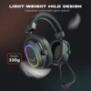 Fifine Dynamic RGB Gaming Headset with Mic Over-Ear Headphones 7.1 Surround Sound PC PS4 PS5 3 EQ Options Game Movie Music 5 Fifine Dynamic RGB Gaming Headset with Mic Over-Ear Headphones 7.1 Surround Sound PC PS4 PS5 3 EQ Options Game Movie Music 5