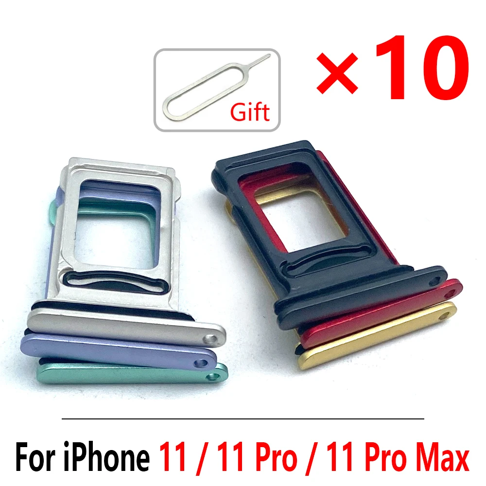 

10 шт., слот для Sim-карты iPhone 11 Pro Max 11 Pro