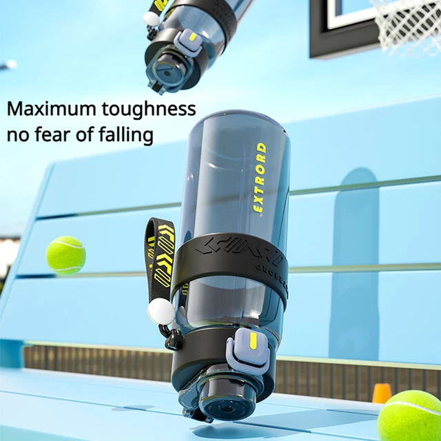 850ml Liter Large Capacity Sports Water Bottle Leak Proof Scald Proof Plastic Cup Drinking Outdoor Travel Portable Fitness Jugs 6