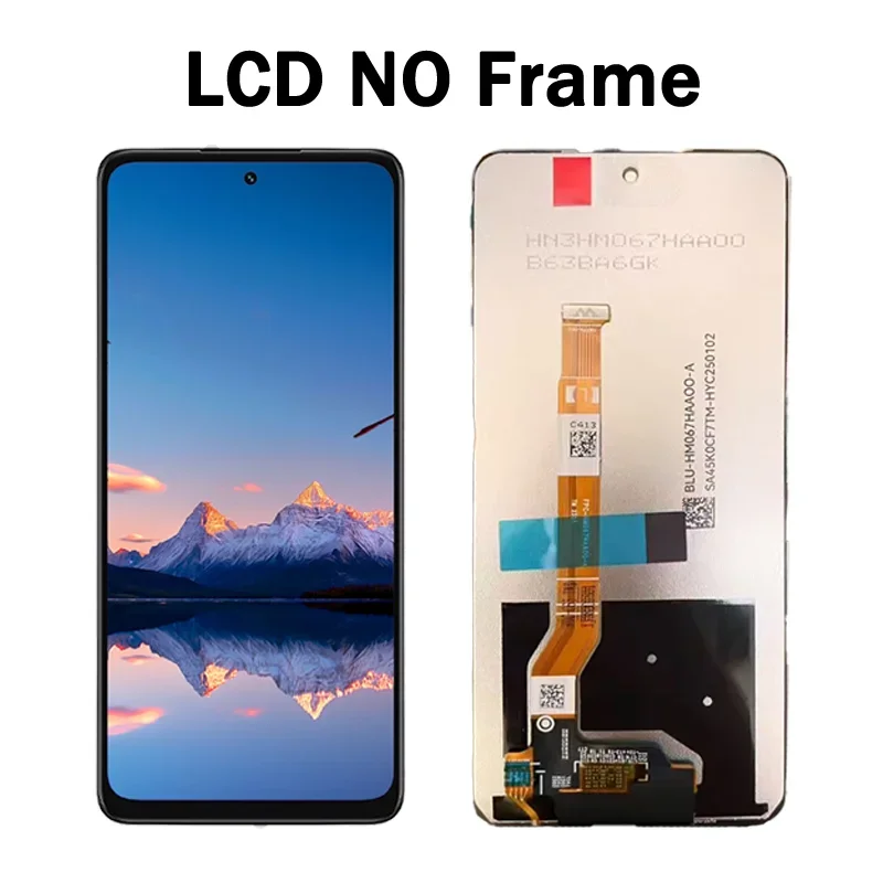 6.67 IPS LCD Display Touch Screen Digitizer Assembly with Frame
