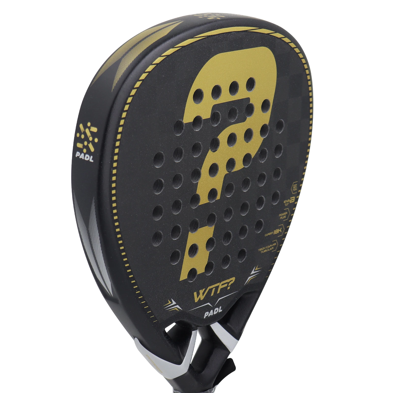 Professional Padel Rackets 18k Carbon fiber with EVA Memory Flex Foam Core Raqueta Outdoor Sports Ball Racket Lightweight