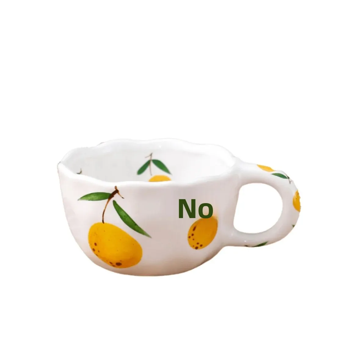 أكواب قهوة سيراميك فراولة