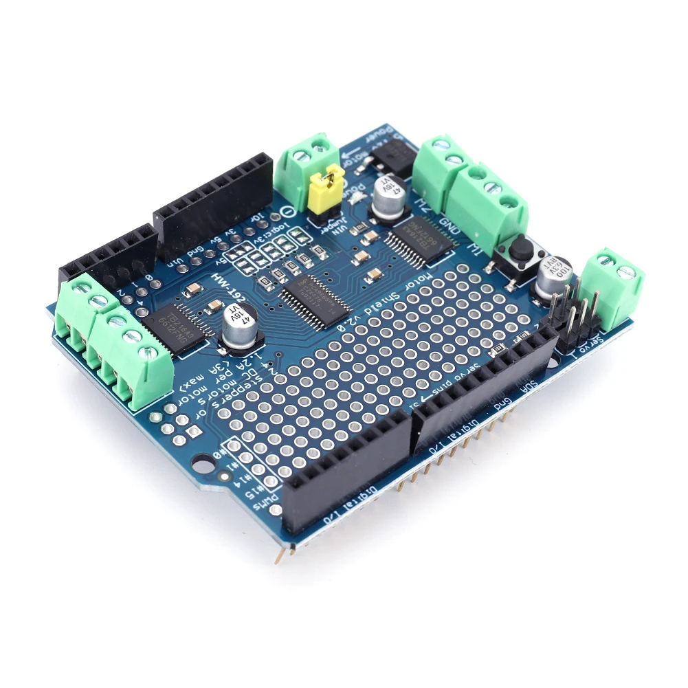 PWM Servo Motor Driver Shield V2 DC Stepper Motor Servo Drive Module IIC I2C for Arduino Robot Mega R3