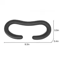 Foam Eye Mask Pad Face Protective Cover Fit For Oculus Rift CV1 VR Face Foam Replacement Gaming Pad PU Leather Foam Cover - Image 6