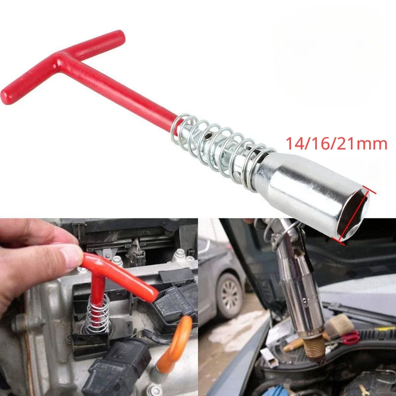 Universal14mm16mm21mmSparkPlugRemovalToolWrench360Degree