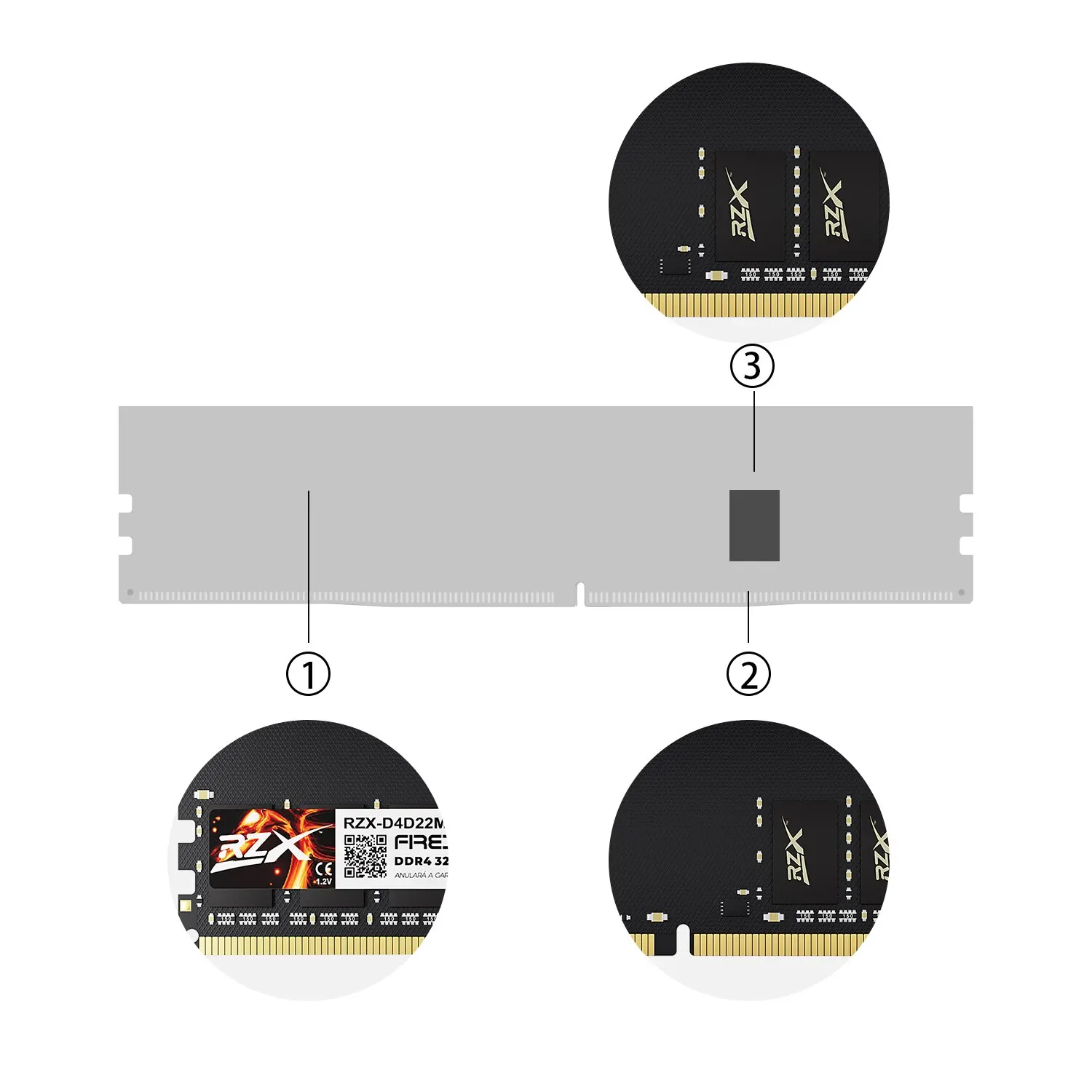 Рисунок 6 - RZX DDR4 RAM Memoria 32 ГБ 8 ГБ