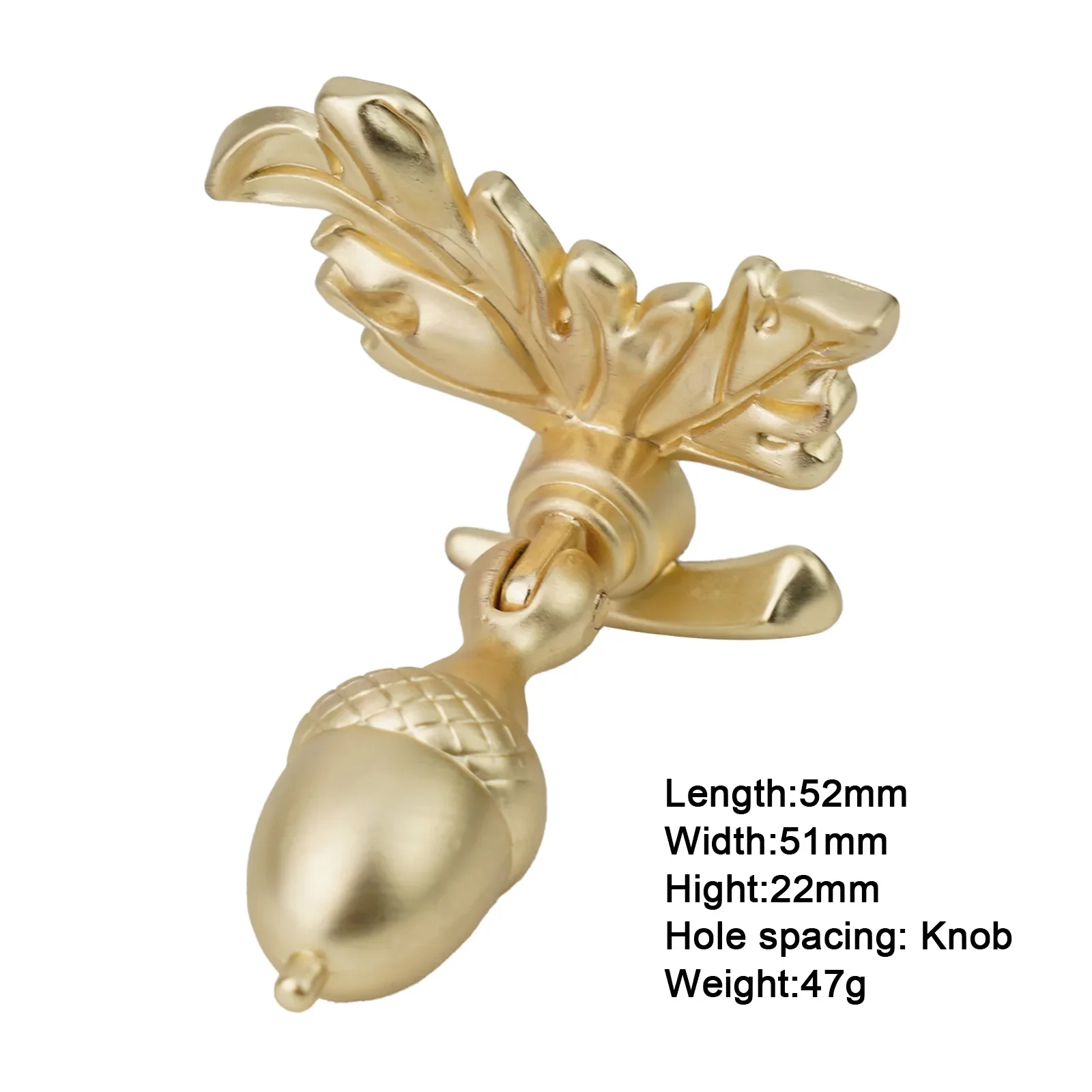 Drawer Knob Bronze Knob Acorn Handle Bronze Easy Installation Wide Application Zinc Alloy Bedside Cabinet Drawer