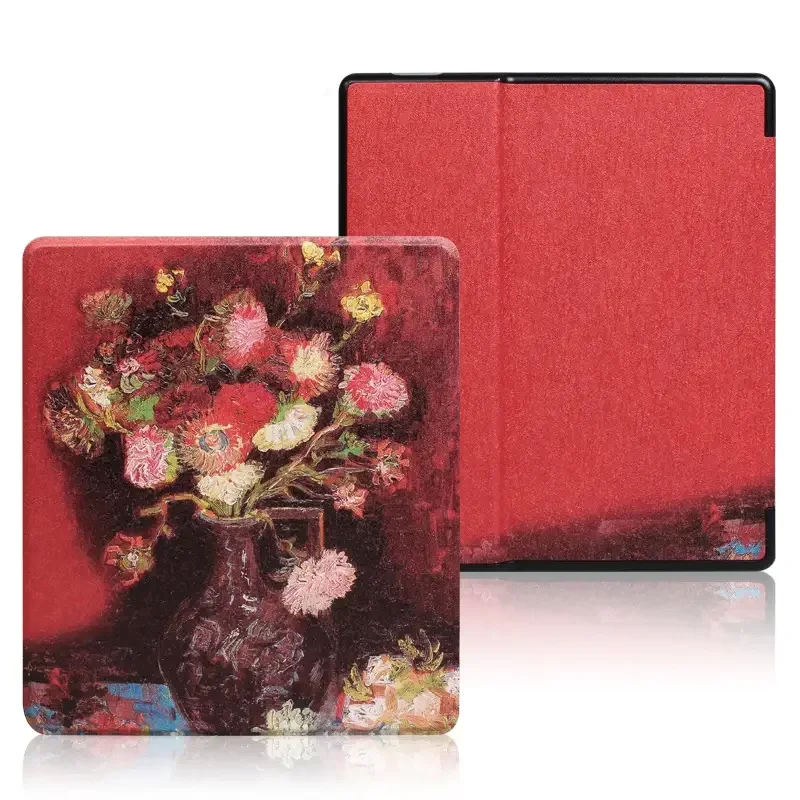 Premium PU Leather Auto Wake/Sleep Cover for Kindle Oasis (7-inch)