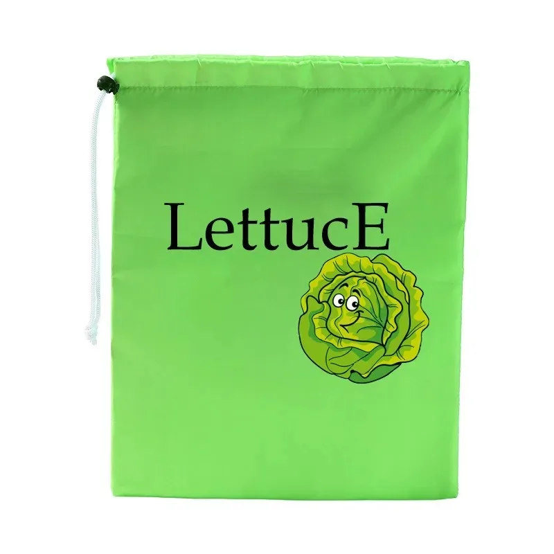 Premium Reusable Insulated Produce Storage Bags - Shockproof, Fresh-Keeping, and Lightweight