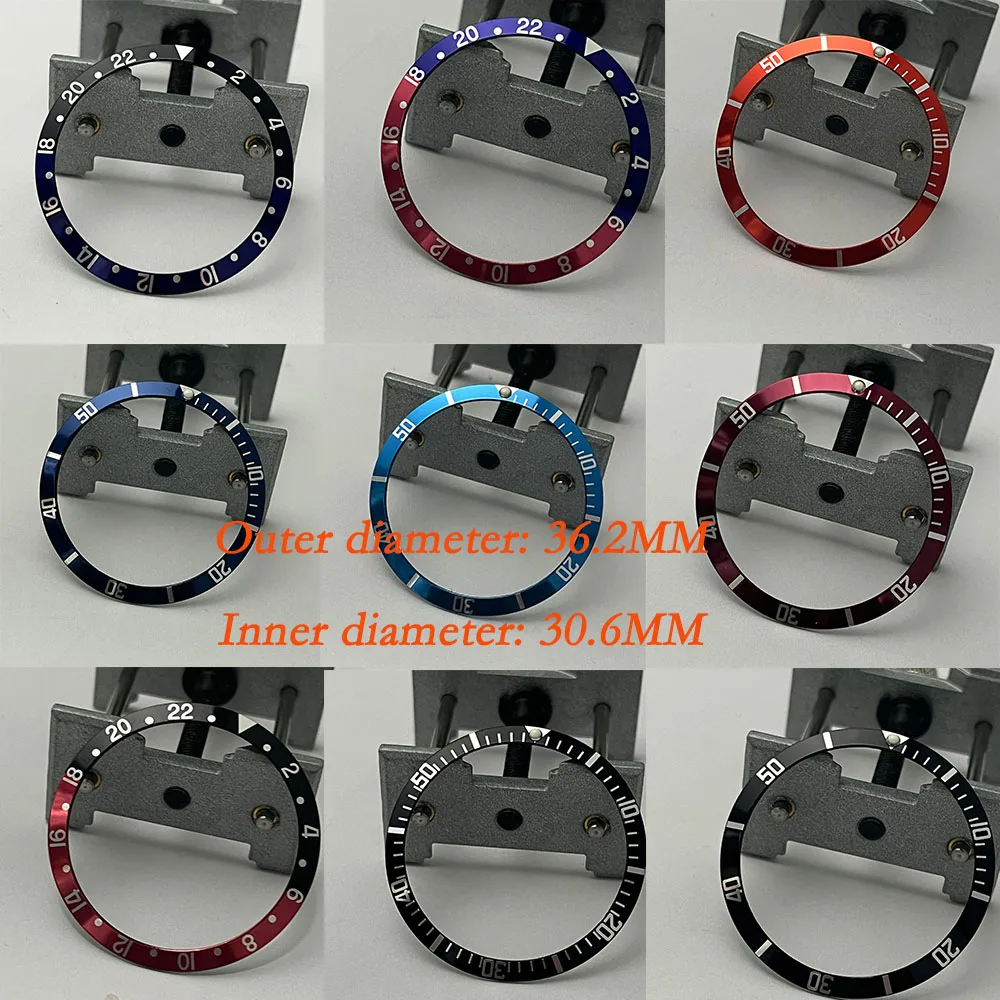 Multicolor Aluminum Bezel Insert for Automatic Watch Cases