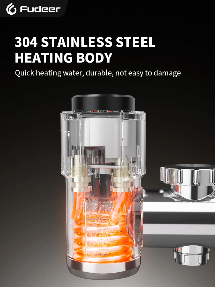 Fudeer 3400 واط 220 فولت تسخين المياه الكهربائية ا...