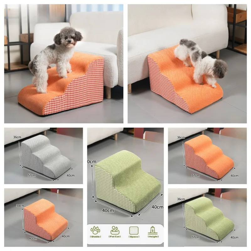 2/3 Layer Anti Slip Detachable Washable Pets Stairs Suitable Small/large Dogs Elderly Dogs Sofas Pet Ramps Ladders Pet Supplies 2/3 Layer Anti Slip Detachable Washable Pets Stairs Suitable Small/large Dogs Elderly Dogs Sofas Pet Ramps Ladders Pet Supplies