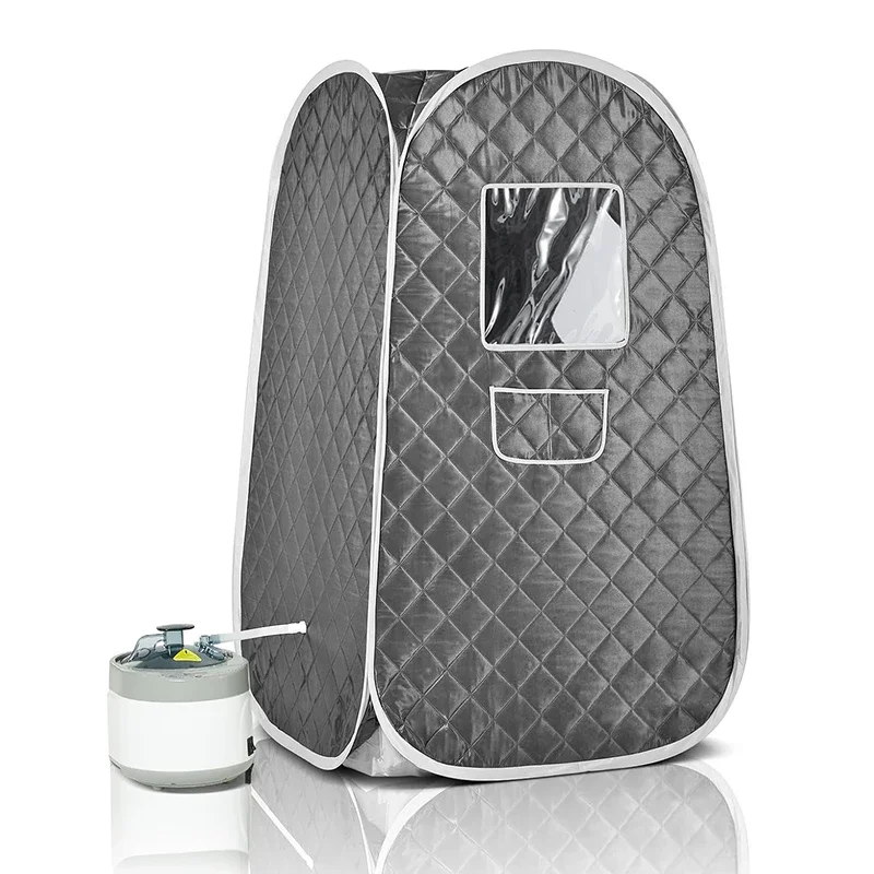 Portable Steam Sauna Tent Full Body Personal Home Spa with Remote Control, 4L/1600W Sauna Steamer Machine 3