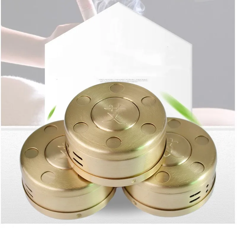 Thickened moxibustion box pure copper stainless steel moxibustion temperature control warm appliance household 1pcs