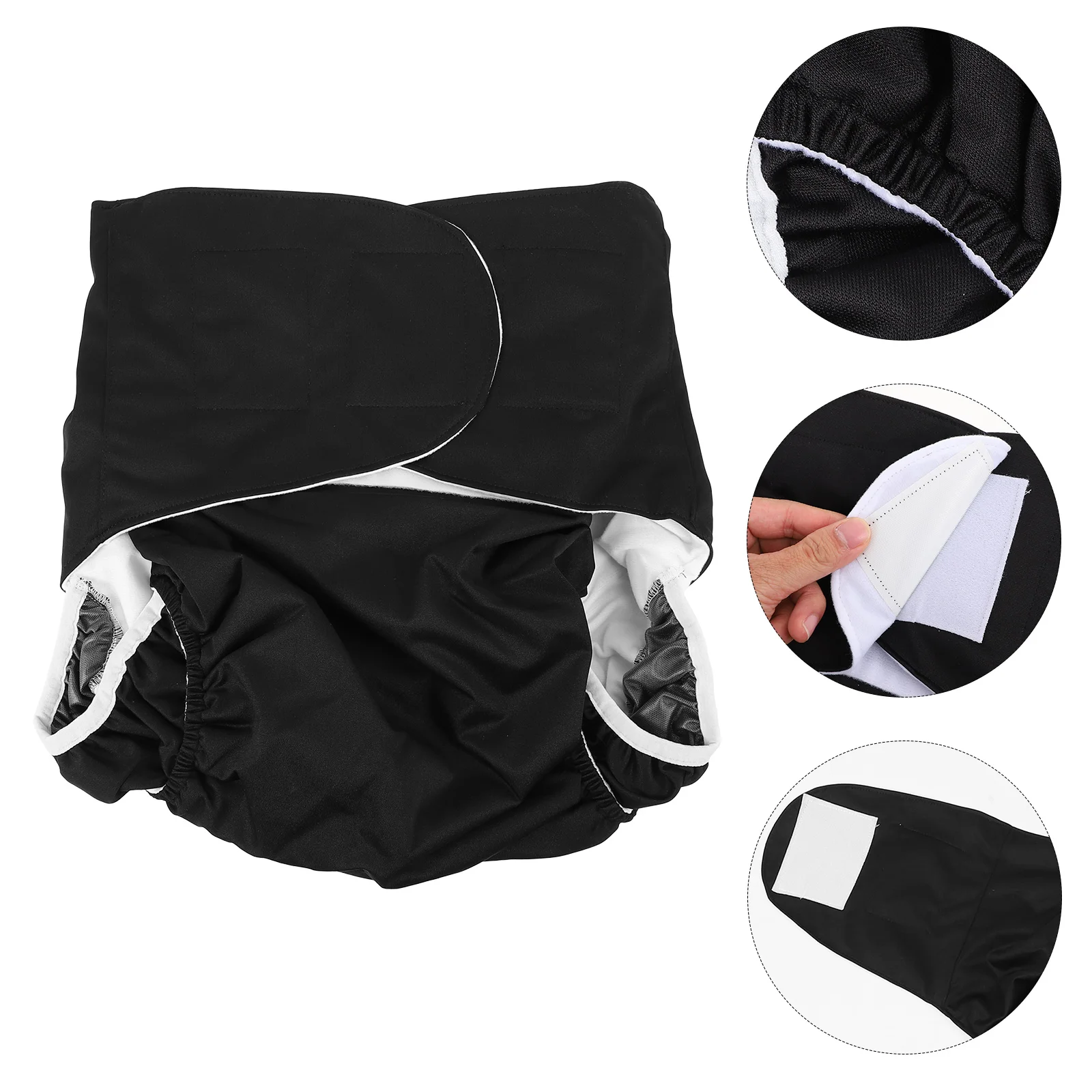 

1pc Waterproof Washable Cloth Diaper for Incontinent Elderly Supple Nappy