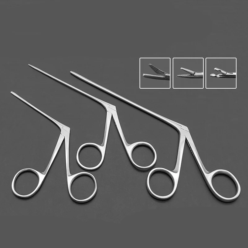 Stainless Steel Microscopic Middle Ear Forceps Earwax For Household Use