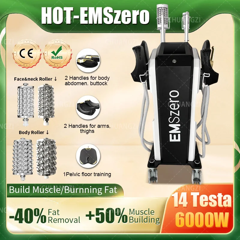 

6500W EMS Sculpt Machine DLS-EMSlim Body Sculpting Muscle Stimulator Massage Device EMSzero Hi-EMT Fat Electromagnetic Slimming