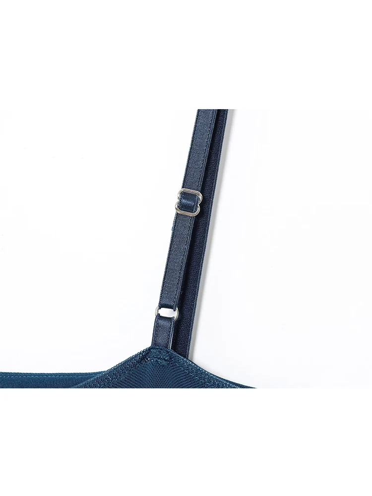 TFMLN Chic Mesh See Through Sling Dress For Women Sexy Slim Solid Backless Sleeveless Splice Dresses Lady Party Evening Robes