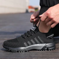 Hommes espadrilles décontractées maille léger respirant chaussures de course à semelles souples sans lacet chaussures plates pour homme mocassins chaussures formateurs Zapatos Hombre 6