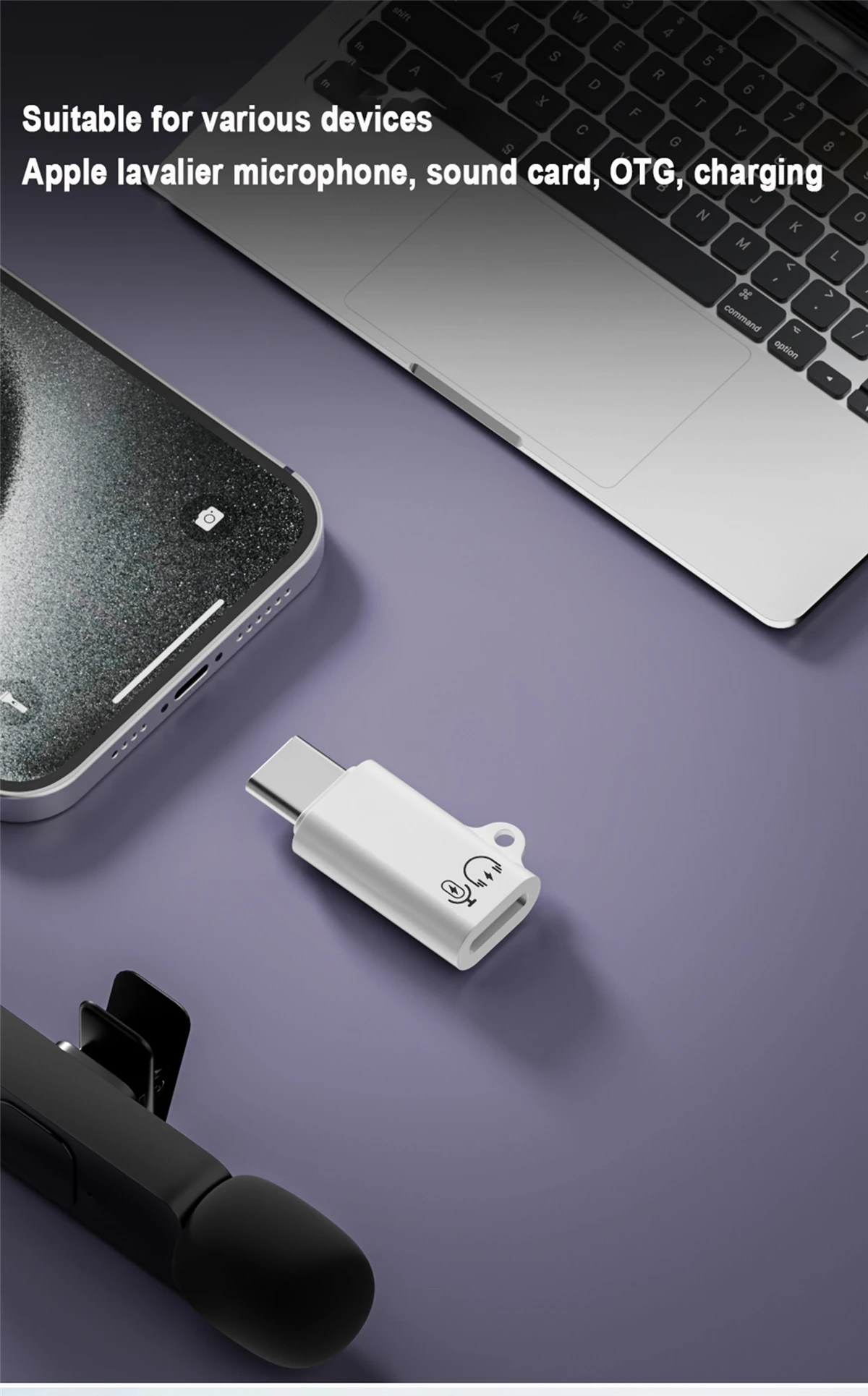 Description Picture 5 of itemUSB C To Lightning OTG USB Adapter For iphone Lightning To Type C 3.1 USB 3.0 Connector For ipad iphone charge Headphone Adapter