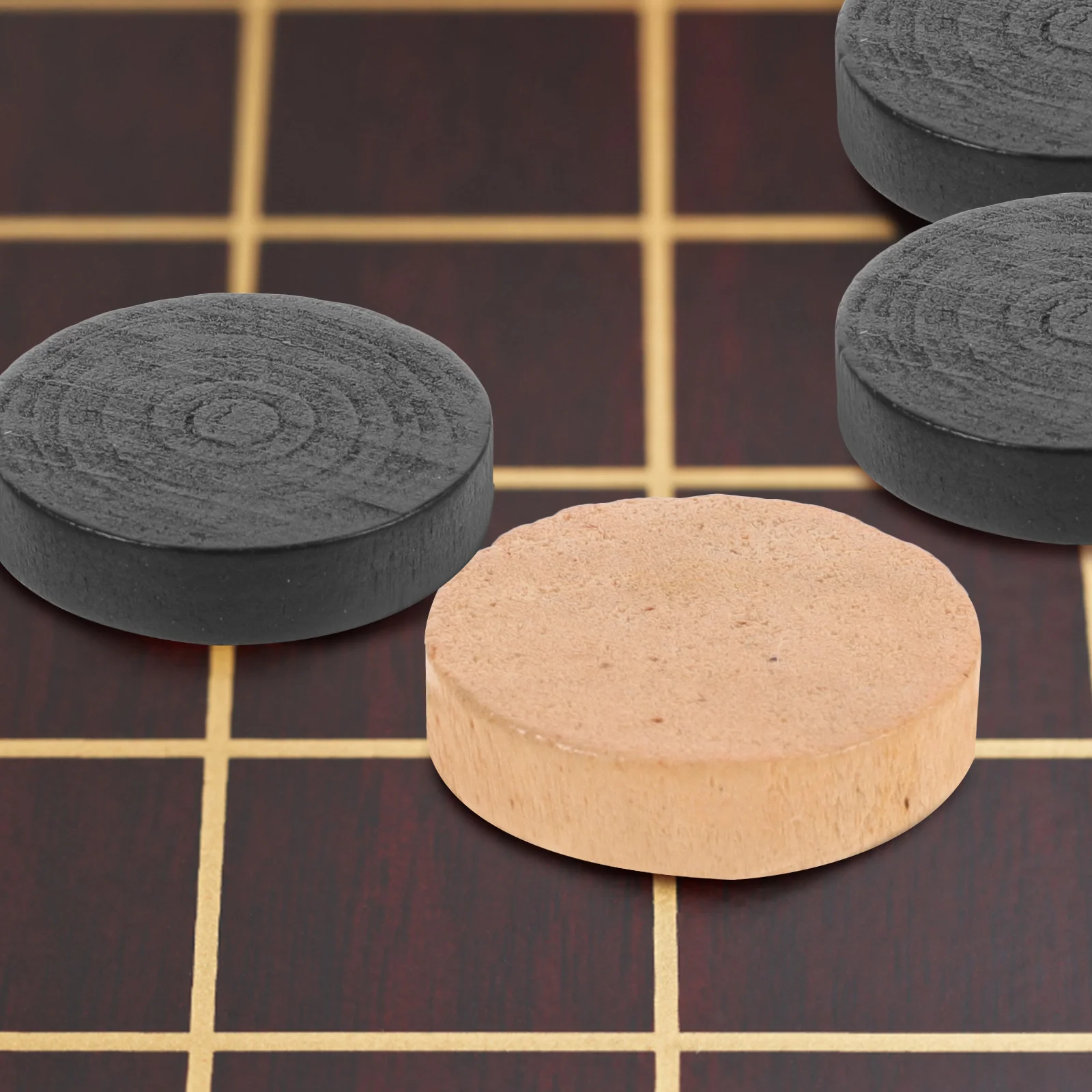 Backgammon Chess Pieces Travel Playing Game Chips Crokinole Board Wood Checkers