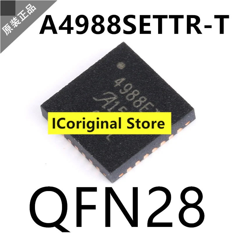 

Original Chip patch QFN28 A4988SETTR-T A 3D micro step motor driver chip package QFN-28 A4988S A4988