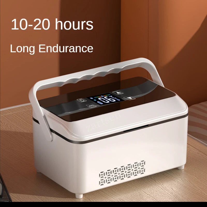 Portable Refrigerator Medicine Refrigerator Portable Travel Medicine Freezer Diabetic Insulin Cooler Mini Fridge Case Box Cooler for Car Travel and Home Use Stored