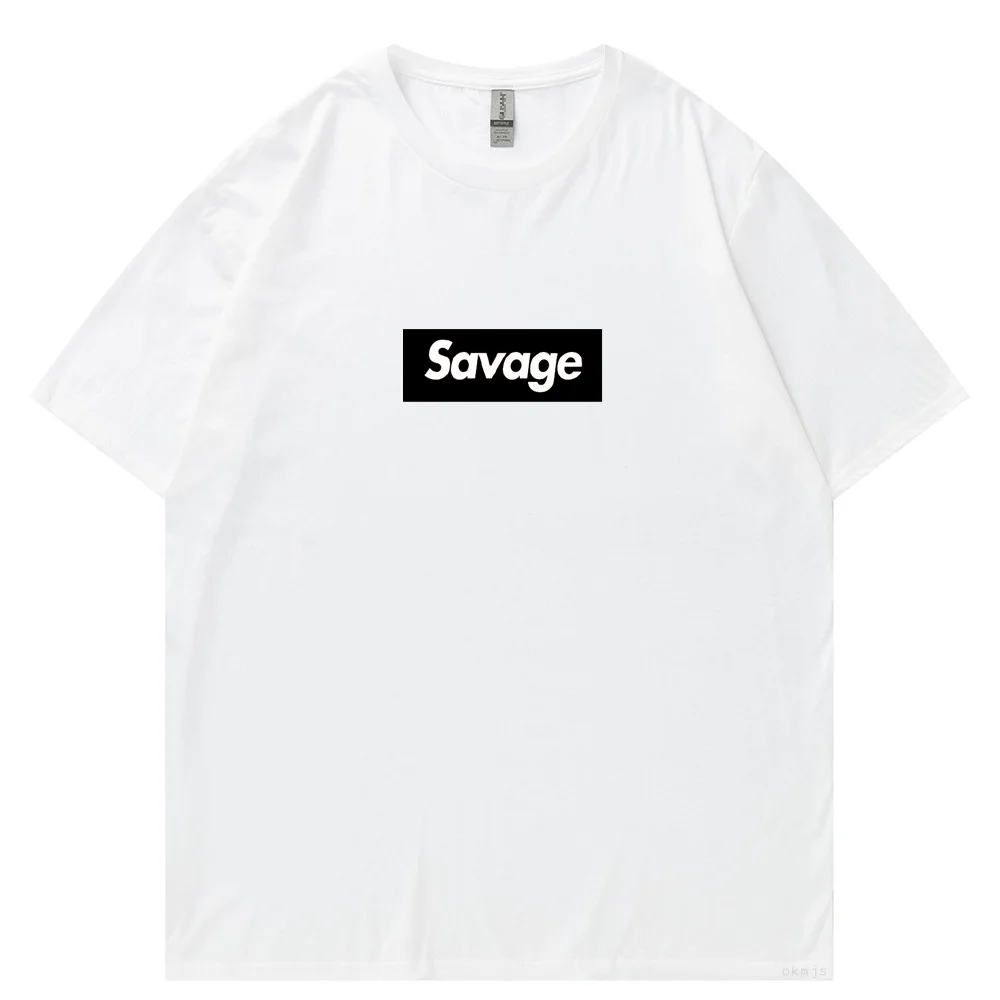 Savage Fuy Mes t shirts New Male Tshirts Hip Hop Sweat T-Shirt Summer Tops Cotto Oversize Me Clothes tshirts for_voghion.com