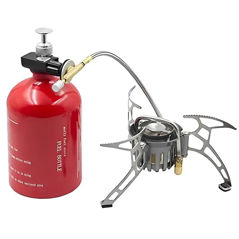 

Portable Camping Stove Windproof Portable Stainless Steel Stove Stainless Steel Outdoor Cooking Accessory For Hiking Climbing
