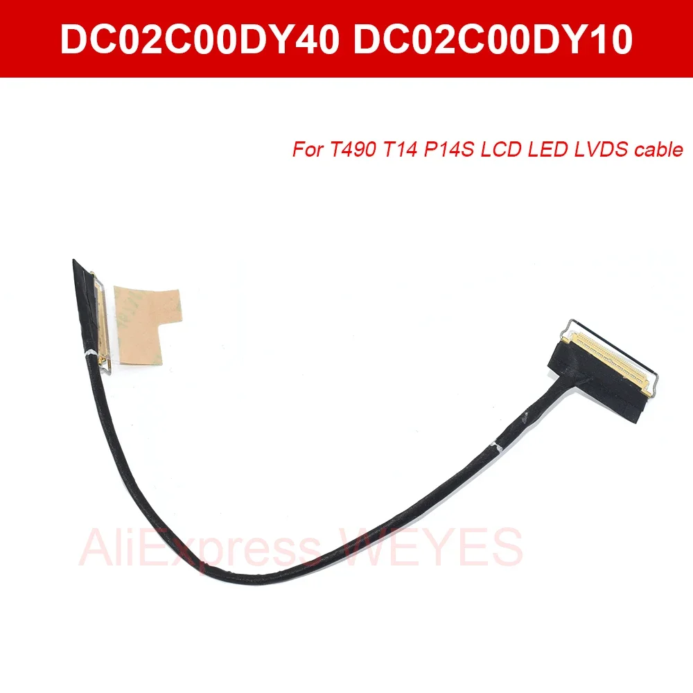 for Lenovo T490 T14 P14S LCD LED LVDS Flex Cable DC02C00DY40 DC02C00DY20 DC02C00DY10 01YT382 02HK974