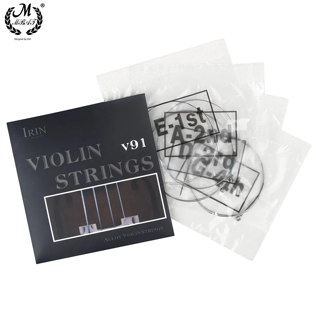 Violin Strings V91 Violin Strings Copper Alloy Material Durable Metal String Bead Head Wire Accessories Parts