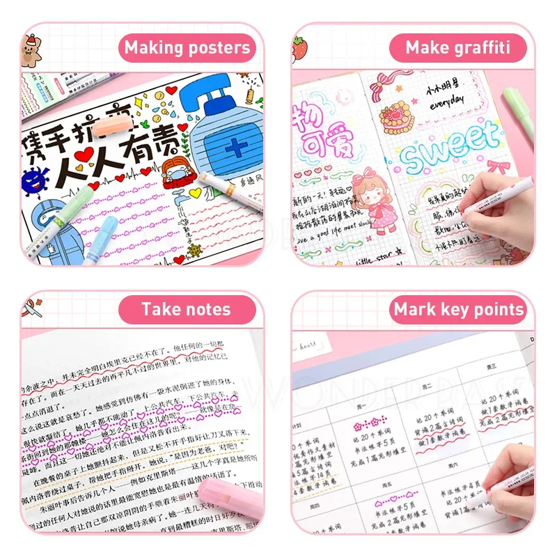 Flower Curve Highlighter Set 6