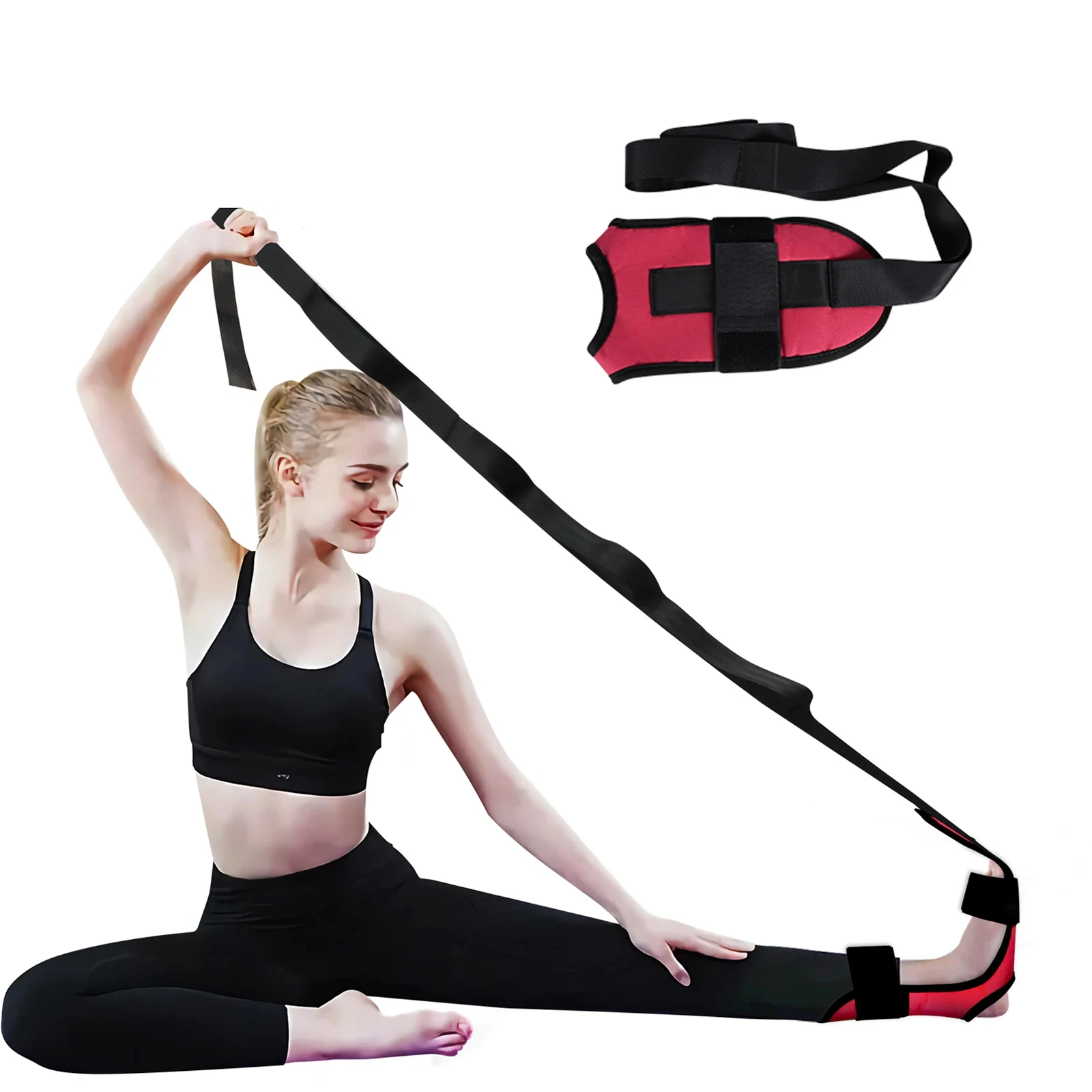 Yoga strap fascia stretcher for foot leg stretching rehabilitation, yoga strap, aerial yoga strap