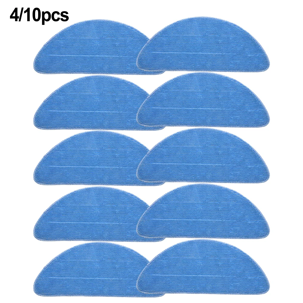 4/10 Pcs Microfiber Rags Mop Cloth For U100 Robot Vacuum Cleaner Replacement Home Appliance Parts Accessories