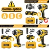 BINGK 2000N.M Torque Brushless Electric Impact Wrench For Trucks 1/2 inch Lithium-Ion Battery Cordless Wrench Driver Power Toos 2